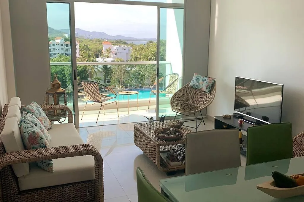 * * Magnifico * * Apto En La Playa * *Costazul 405 Santa Marta  Apartment Santa Marta (Magdalena)